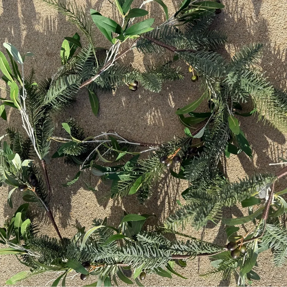 Frontgate Olive Garland - 6 ft - NWT